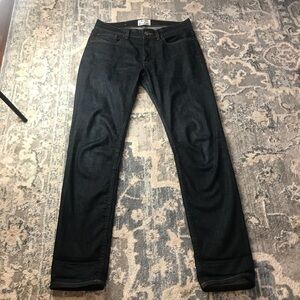 Acne Raw Dark Denim Skinny Jeans